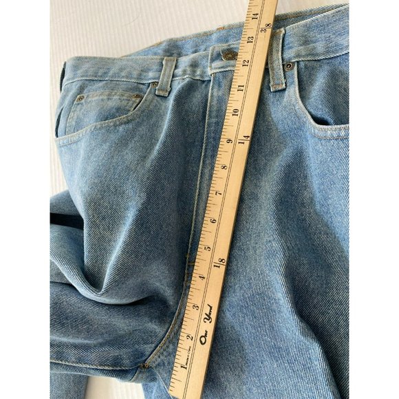 Vintage Perry Ellis America Mens Light Blue Cotton5-Pocket Jeans Size 35X32 - Picture 10 of 10